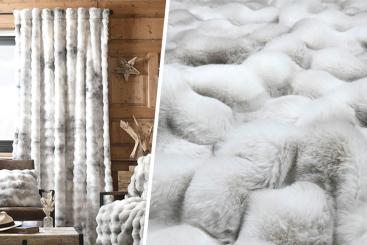 Pelzimitat - Nebraska - Grau 