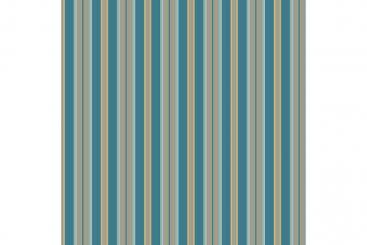 Jardin längsgestreift mittelblau gestreift
