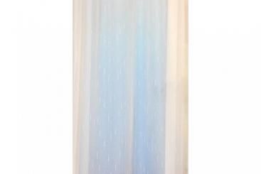 Gardine Bornholm - Weiß transparent - 280 cm hoch - Bleiband - 2,0 Meter 