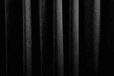 Wärmevorhangstoff Alaska - Schwarz 