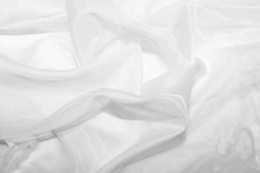 Voile Standard - 150 cm breit - Weiß - 3,0 Meter 