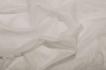 Voile Standard - 150 cm breit - Hellgrau - 3,0 Meter 