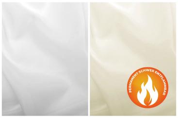 Voile - permanent schwer entflammbar - 300 cm 