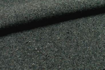 Wärmevorhangstoff mit Wollanteil - Uni - Anthrazit - 1,0 Meter 