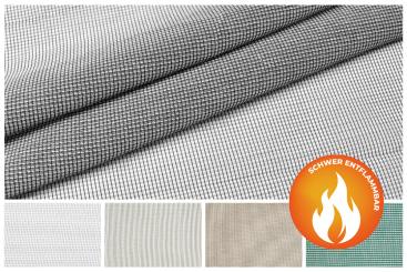 Moskito-Stoff Deluxe - perm. schwer entflammbar B1 - Bleiband - 300 cm 