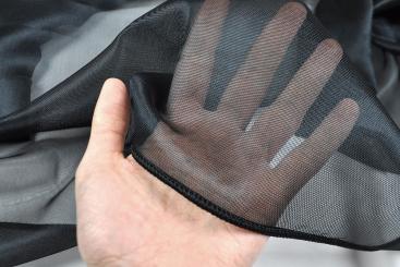 Moskitonetz-Meterware - Bleiband - 300 cm - Schwarz - 1,0 Meter 