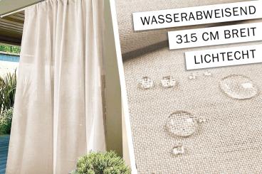 Outdoor-Gardinenstoff - Dralon - 315 cm - Sand 
