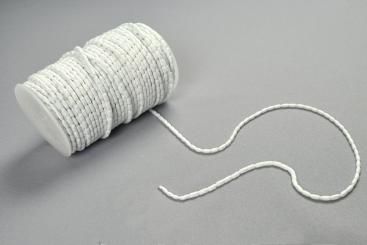 Öko-Bleiband - synthetisch ummantelt - 50 g-Walzen - Weiß 