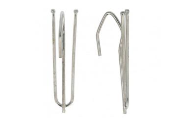 Vorhanghaken - Metall - 55 mm - 10 Stück 