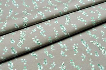 Jersey - Eukalyptus - Sandgrau 