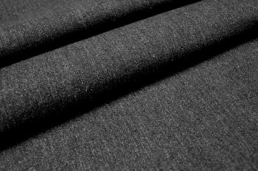 Jeansstoff gewaschen Schwarz 