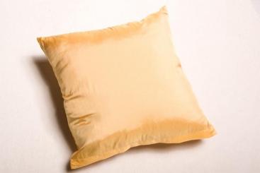 Lagerräumung - Kissenhülle Seidenglanz 40 x 40 cm - Gelb 