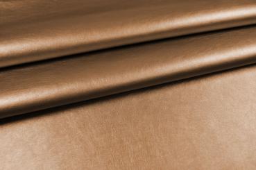 Lederimitat - Lamm-Nappa Soft - Metallic Messing