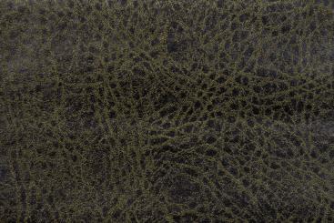 Kunstleder - Büffel Grün/Schwarz