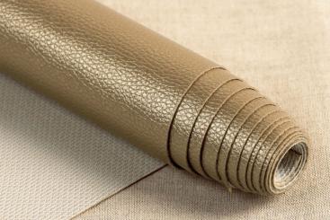 Kunstleder-Stück Karat Metallic - 140 x 50 cm Gold