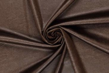 Kunstleder-Satin Dunkelbraun