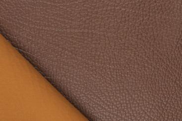 Veganes-Kunstleder - Dunkelbraun 