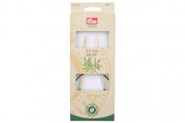 Rundstricknadeln Prym 60 cm - 3,0 mm Bambus 