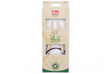 Rundstricknadeln Prym 80 cm - 7,0 mm Bambus 