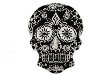 Applikation - Totenkopf schwarz 
