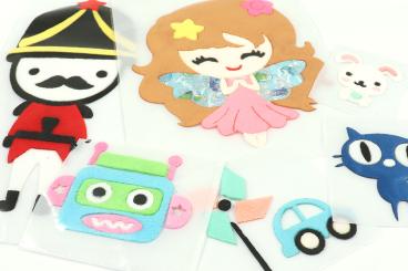 Applikationen zum Aufbügeln - Set - 5 Stück 