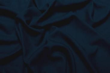 Leinen mit Viskose - Nachtblau - 1,0 Meter 