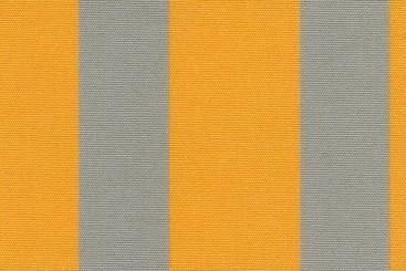 Markisen- und Outdoor-Stoff Spain Sun - Blockstreifen II Gelb/Hellgrau