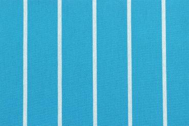 Markisenstoff 160 cm - Spain Sun - Streifen - Hellblau - 1,0 Meter 