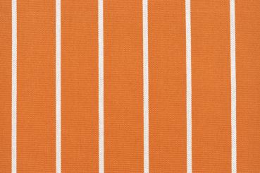 Markisenstoff 160 cm - Spain Sun - Streifen - Orange - 1,0 Meter 