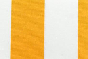 Markisenstoff 140 cm - Italy Sun - Blockstreifen Gelb / Weiss