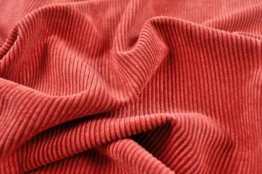 Möbel-Cordstoff deluxe - British Feeling - Ziegelrot 