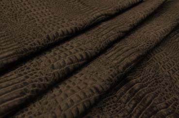 Möbelsamt - Baby-Kroko - Braun 