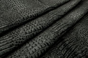 Möbelsamt - Baby-Kroko - Anthrazit 