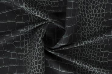 Möbelsamt  - Krokodil - Anthrazit 