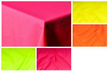 Tischdecken Stoff - Neonfarben 