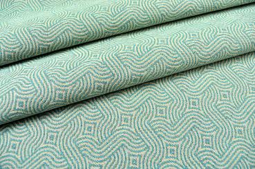 Outdoor-Stoff Gobelin - Monterrey - Mint/Creme 