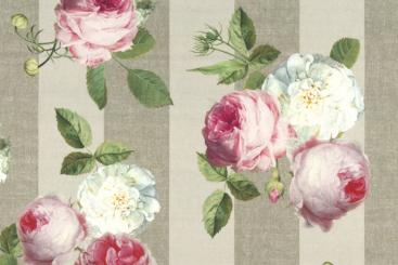 Outdoor-Stoff Dralon® - Blütenstreifen Elena 