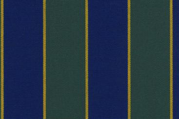 Liegestuhl-Stoff gesäumt - Streifen - 60 cm breit Grün/Blau