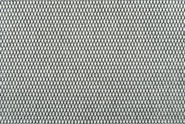 Outdoor-Stoff - Raute Weiß