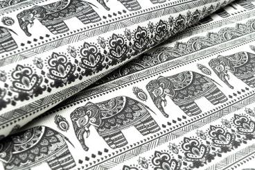 Outdoor-Stoff - Große Elefanten 