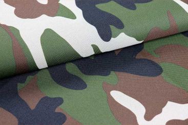 Segeltuchstoff nanobeschichtet - Camouflage 