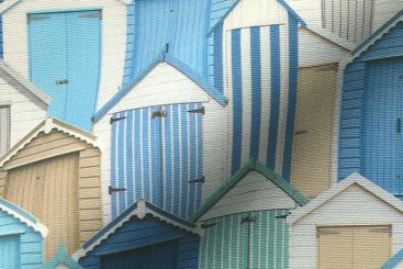 Outdoor-Stoff Dralon® - Digitaldruck - Beachhouse 