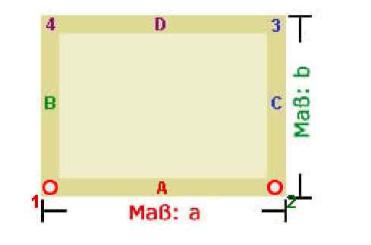 Fertig-Segeltuch Klassik - Rechteck - a: 119 x b: 205 cm - Sand 