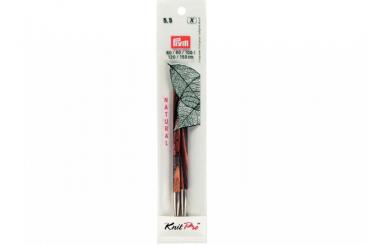 Rundstricknadelspitzen Prym 12,8 cm - 5,5 mm Farbig lang Natural 