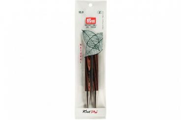 Rundstricknadelspitzen Prym 12,8 cm - 10,0 mm Farbig lang Natural 