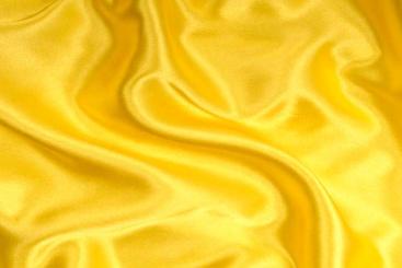 Satin - schwer entflammbar Gelb