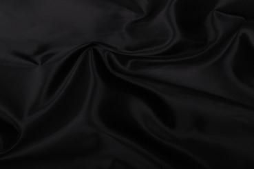 Satin-Stoff - Halloween - Schwarz 