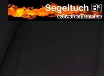 Segeltuch B1 520 cm - Farbe: Schwarz 