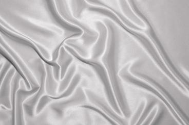 Echte Seide - Stretch - Hellgrau 