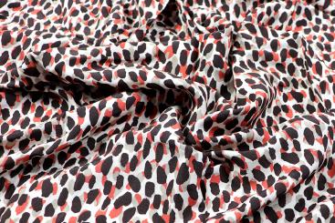 Blusenstoff - Leo-Tupfen 